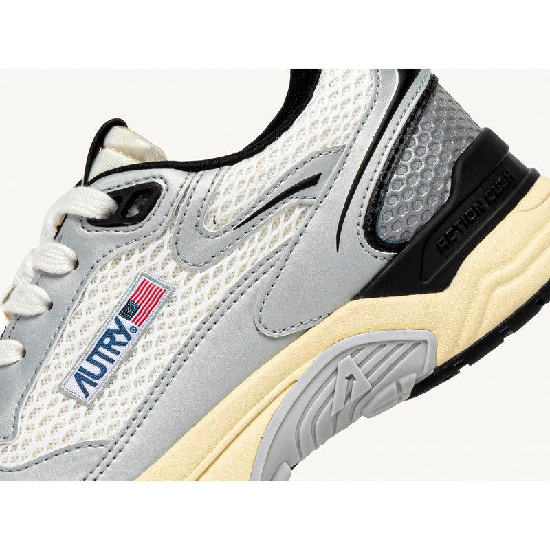 Autry Hyperway Low Mesh Silver Black