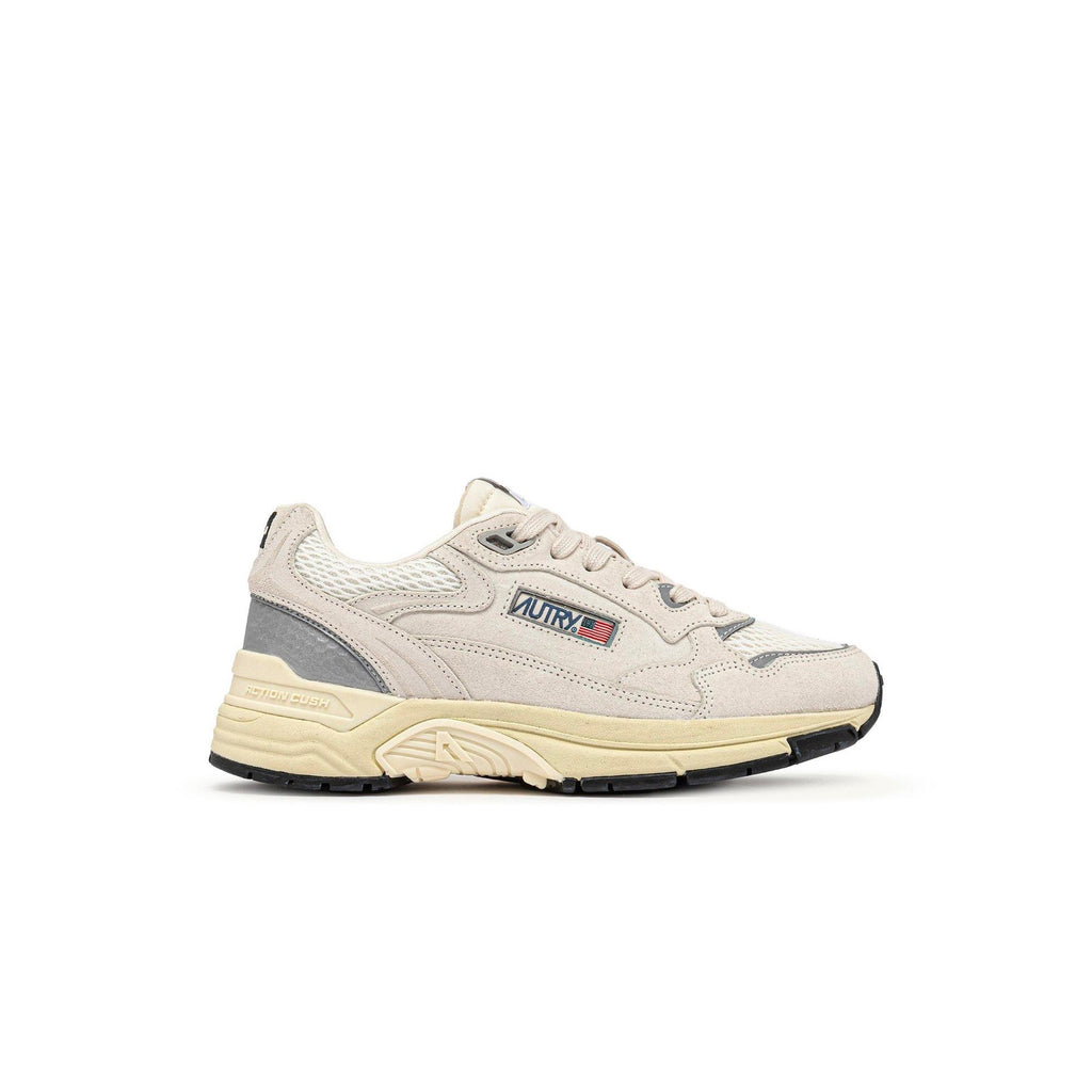 Autry Hyperway White Silver Suede (W) - Blanc