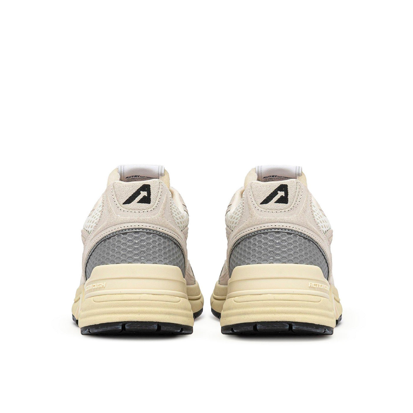 Autry Hyperway White Silver Suede (W) - Blanc