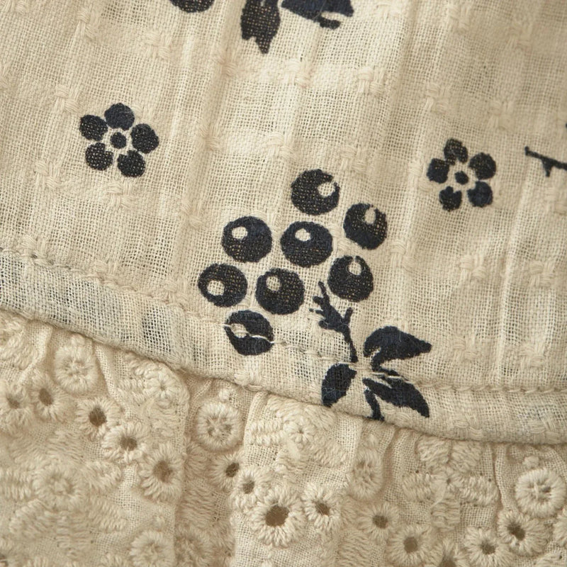 Hyssop berry bud dress - Caramel selection available on amaetc.com, eco friendly concept store for children