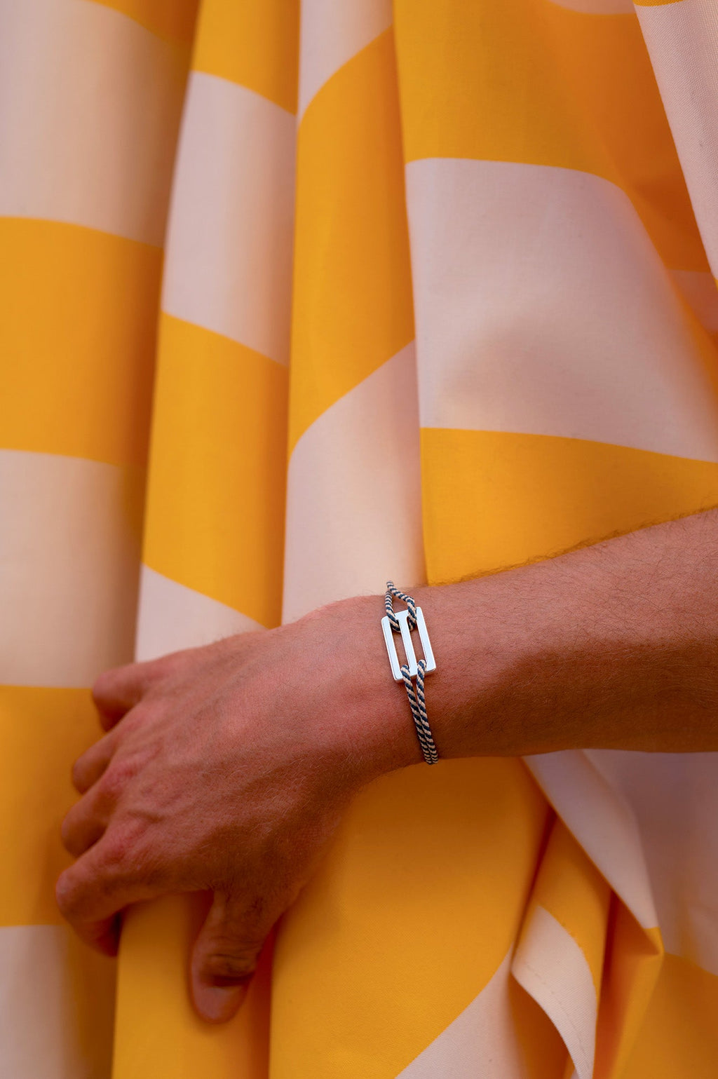 Bracelet Musa - Beige & Bleu