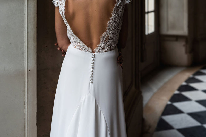 Robe Longue Sophie - Blanc Soie