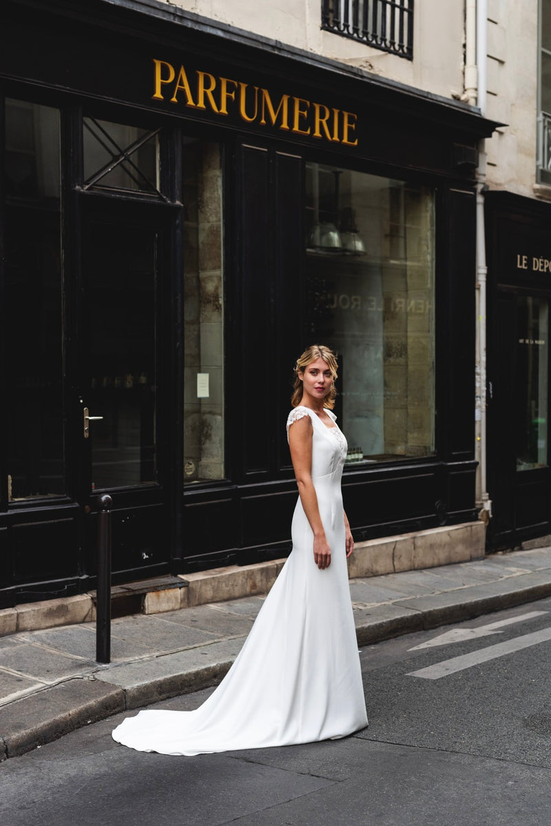 Robe Longue Florette - Blanc Soie