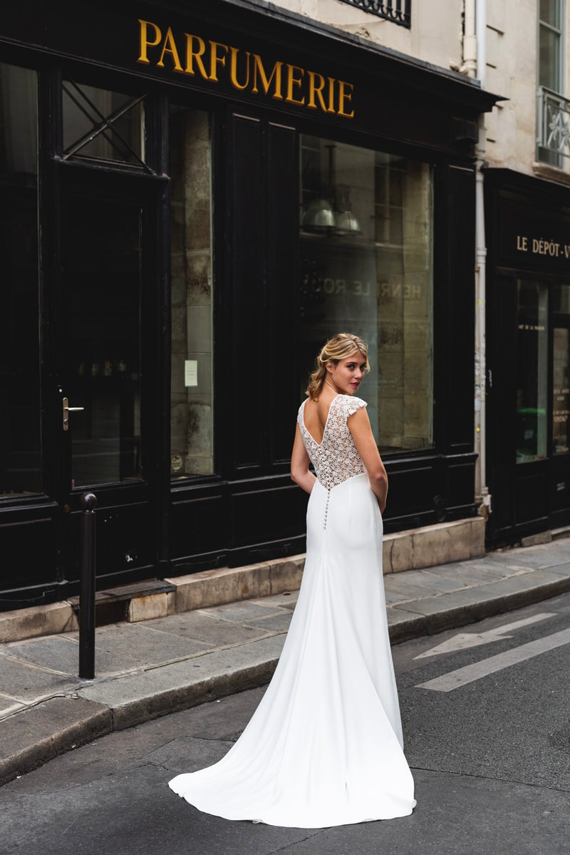 Robe Longue Florette - Blanc Soie