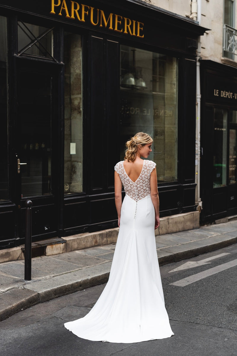 Robe Longue Florette - Blanc Soie