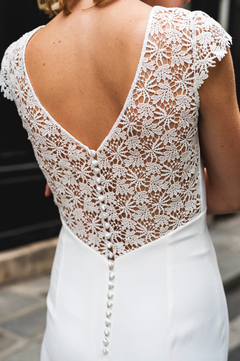 Robe Longue Florette - Blanc Soie