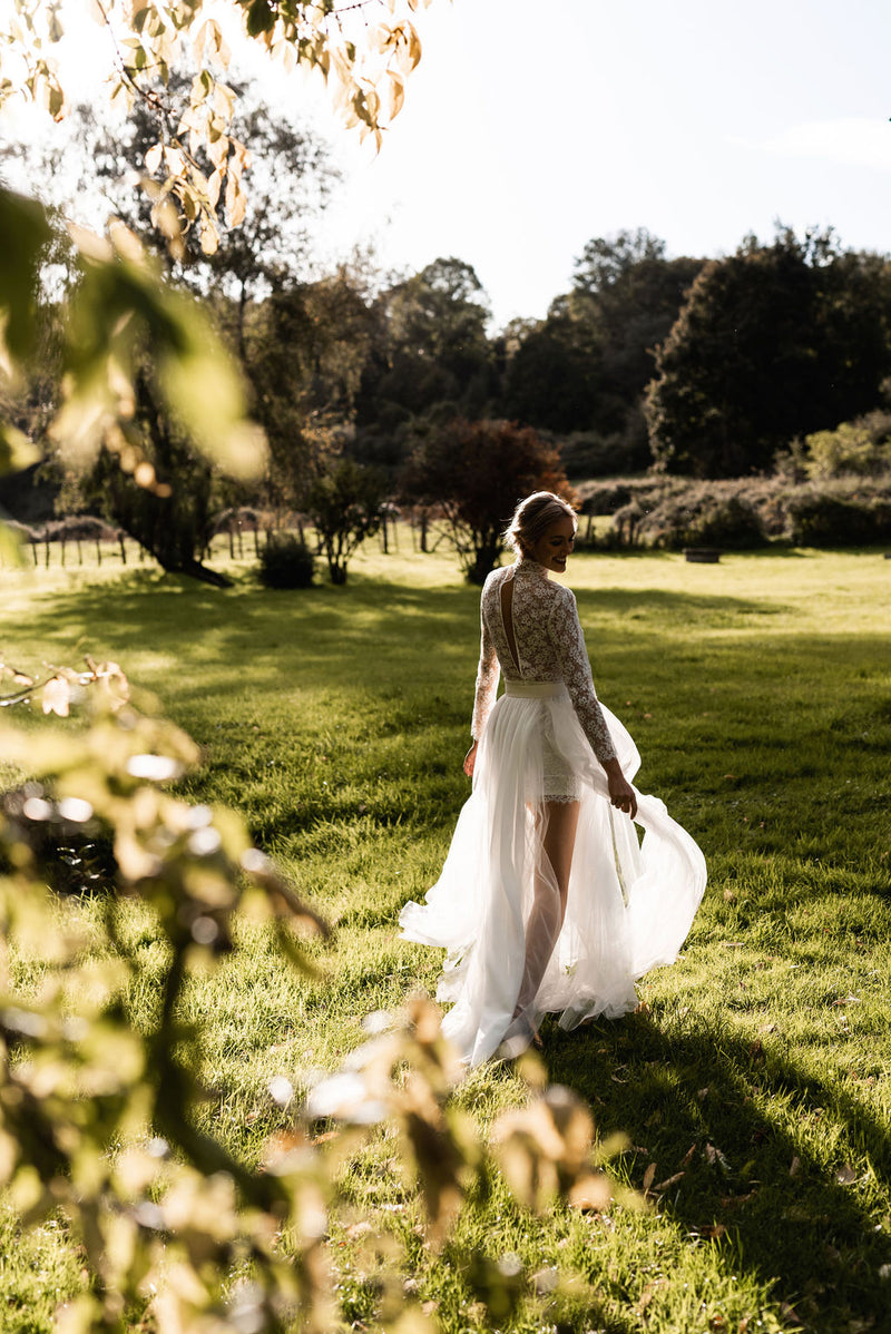 Robe Longue Chiara - Blanc Soie