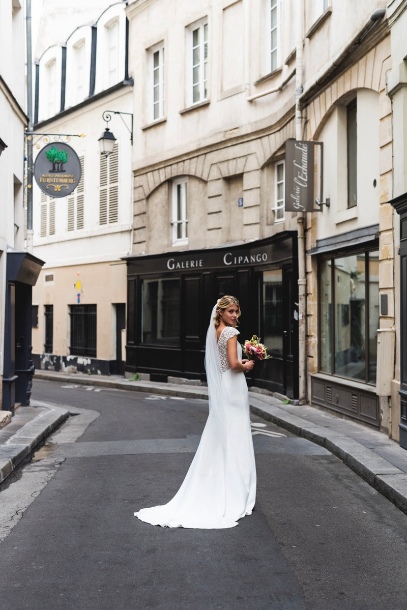 Robe Longue Florette - Blanc Soie