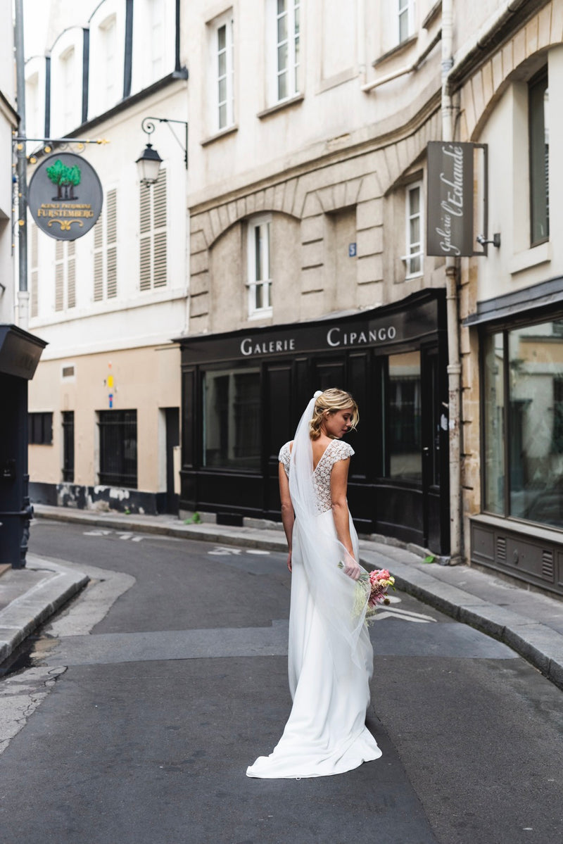 Robe Longue Florette - Blanc Soie