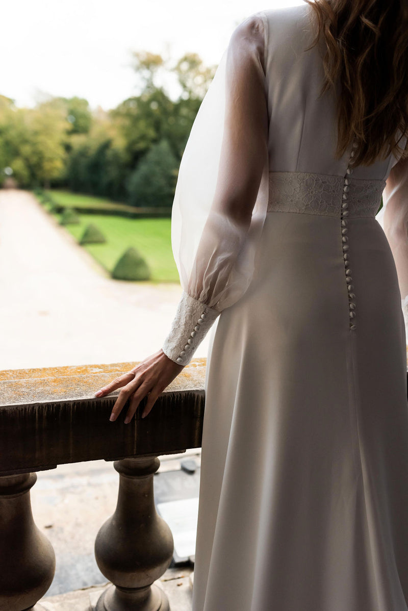 Robe De Mariée Crystal - Blanc Soie