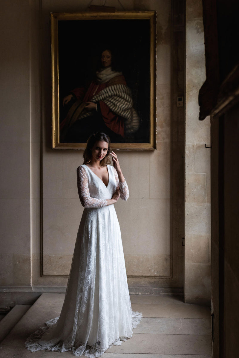 Robe De Mariée Sarah - Blanc Soie