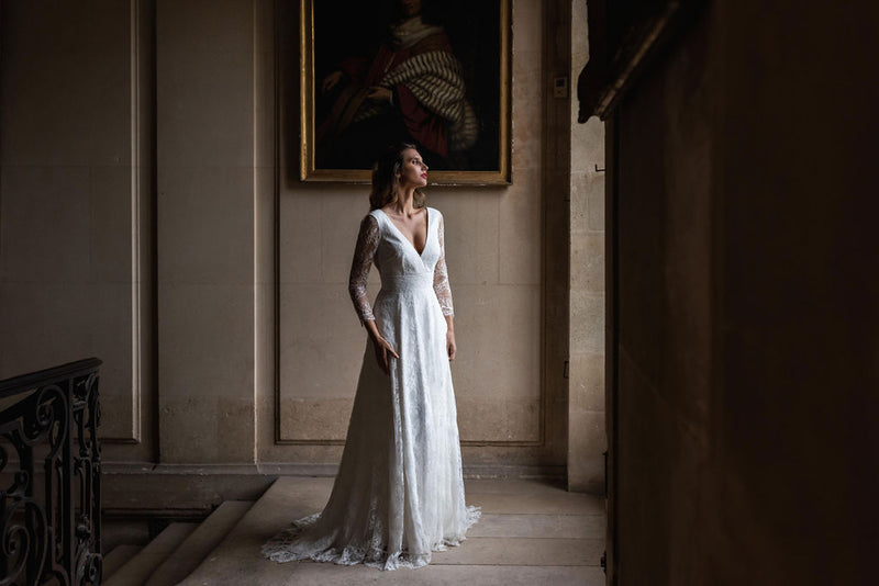 Robe De Mariée Sarah - Blanc Soie