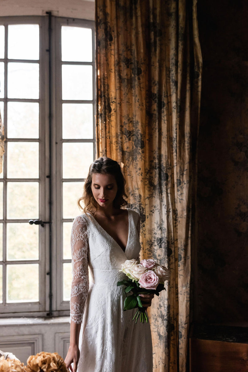 Robe De Mariée Sarah - Blanc Soie