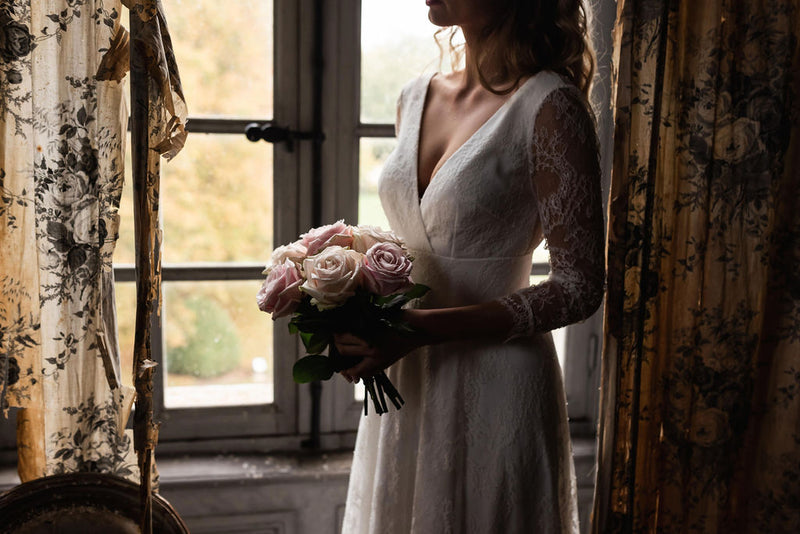 Robe De Mariée Sarah - Blanc Soie