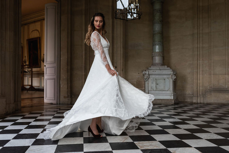 Robe De Mariée Sarah - Blanc Soie