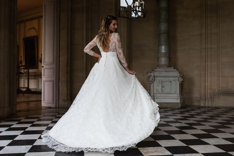 Robe De Mariée Sarah - Blanc Soie