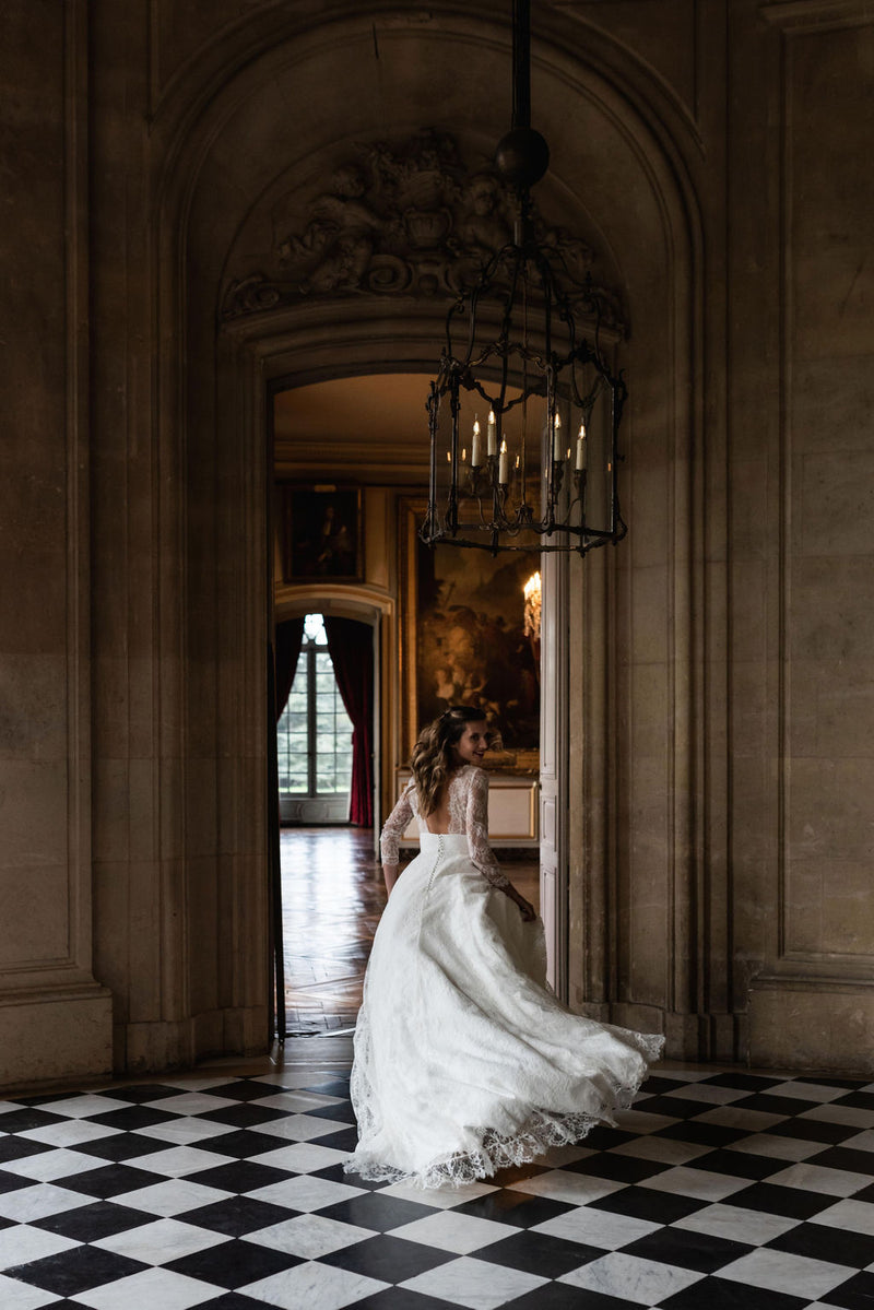 Robe De Mariée Sarah - Blanc Soie