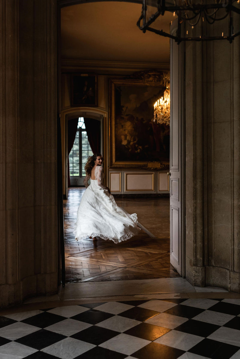 Robe De Mariée Sarah - Blanc Soie