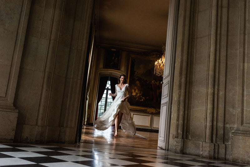 Robe De Mariée Sarah - Blanc Soie