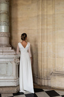 Robe Longue Colette - Blanc Soie