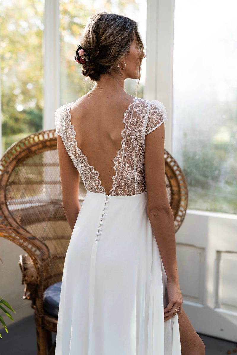 Robe De Mariée Provence - Blanc Soie