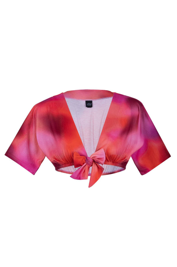 Camisa Beach Love - Degradado Rojo/Rosa