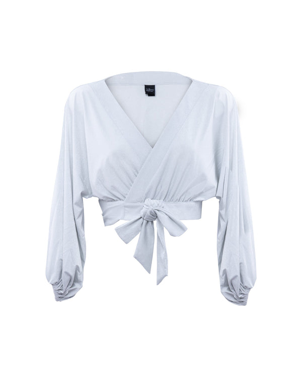 Top de bikini Beleza Pura - Blanco