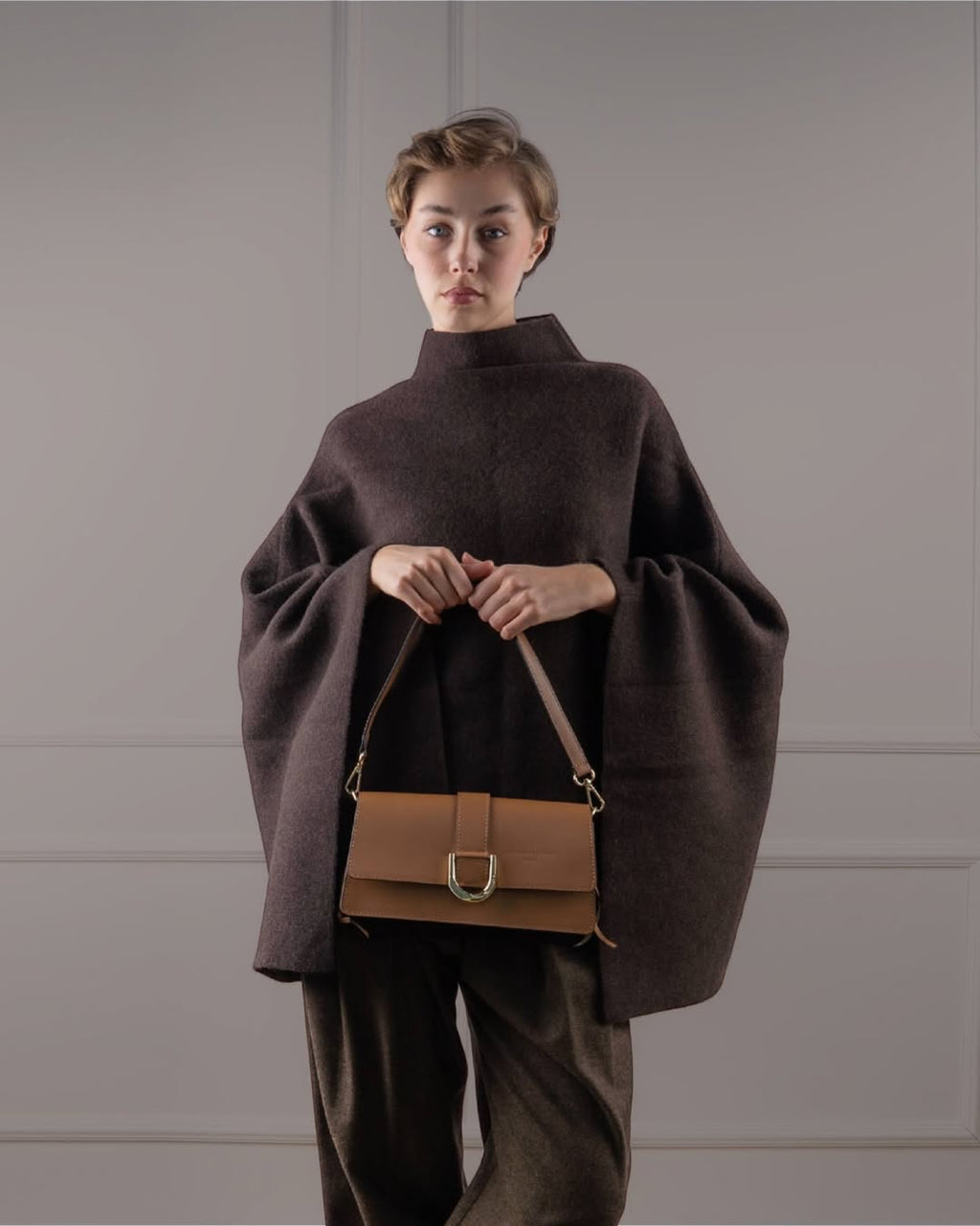 Sac Porté Épaule Hazel - Camel