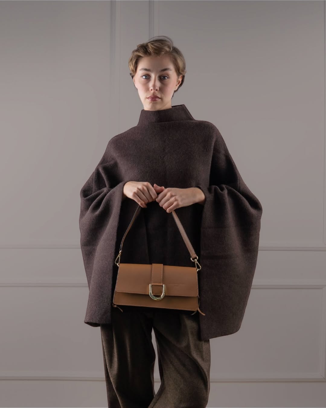Sac Porté Épaule Hazel - Camel