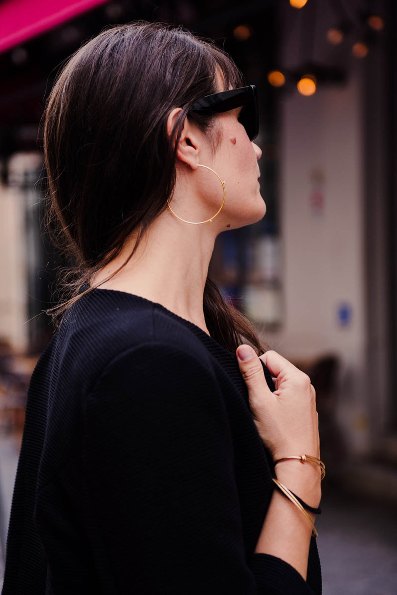 Boucles D'Oreille - La Créole À Strass