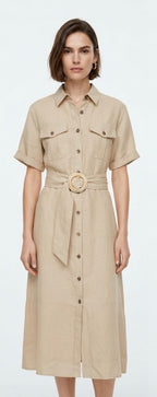 Robe Henrianne - Beige
