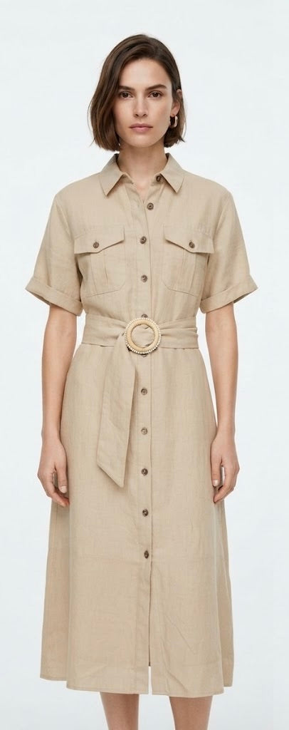 Robe Henrianne - Beige