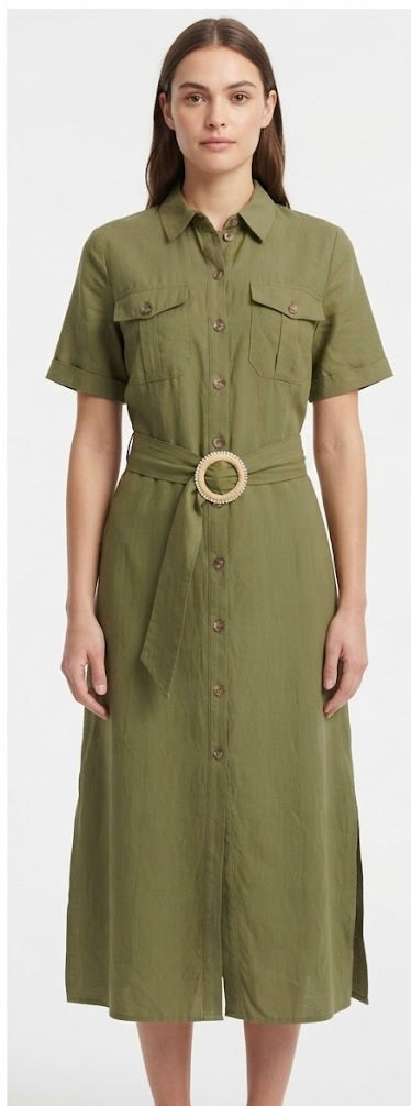 Robe Henrianne - Kaki