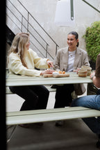Avenue - Outdoor Table - Pine Wood - Sage Green/Green