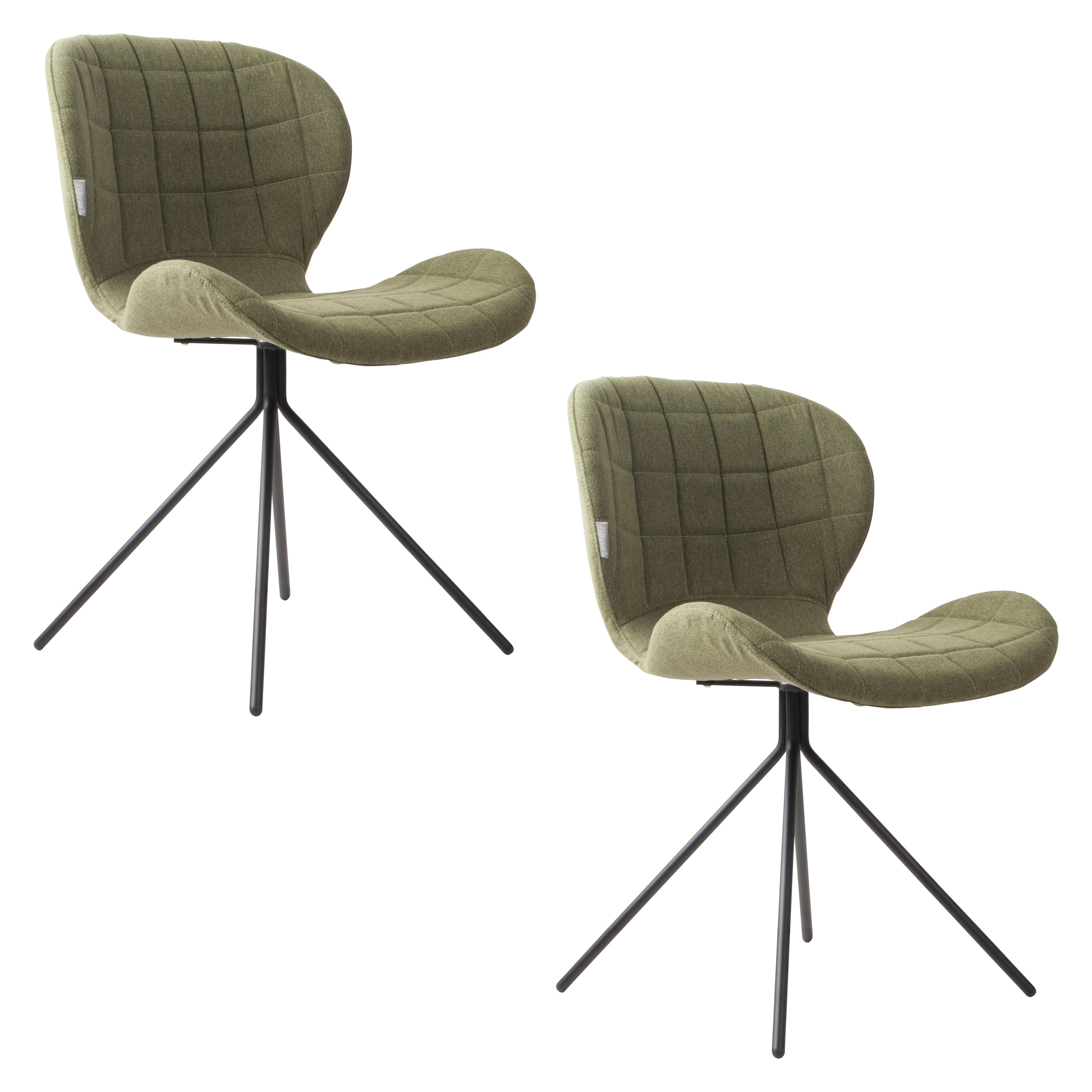 Omg - Dining Room Chair - Fabric - Green