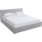 Tina - Adult Ottoman Bed - Fabric - Grey