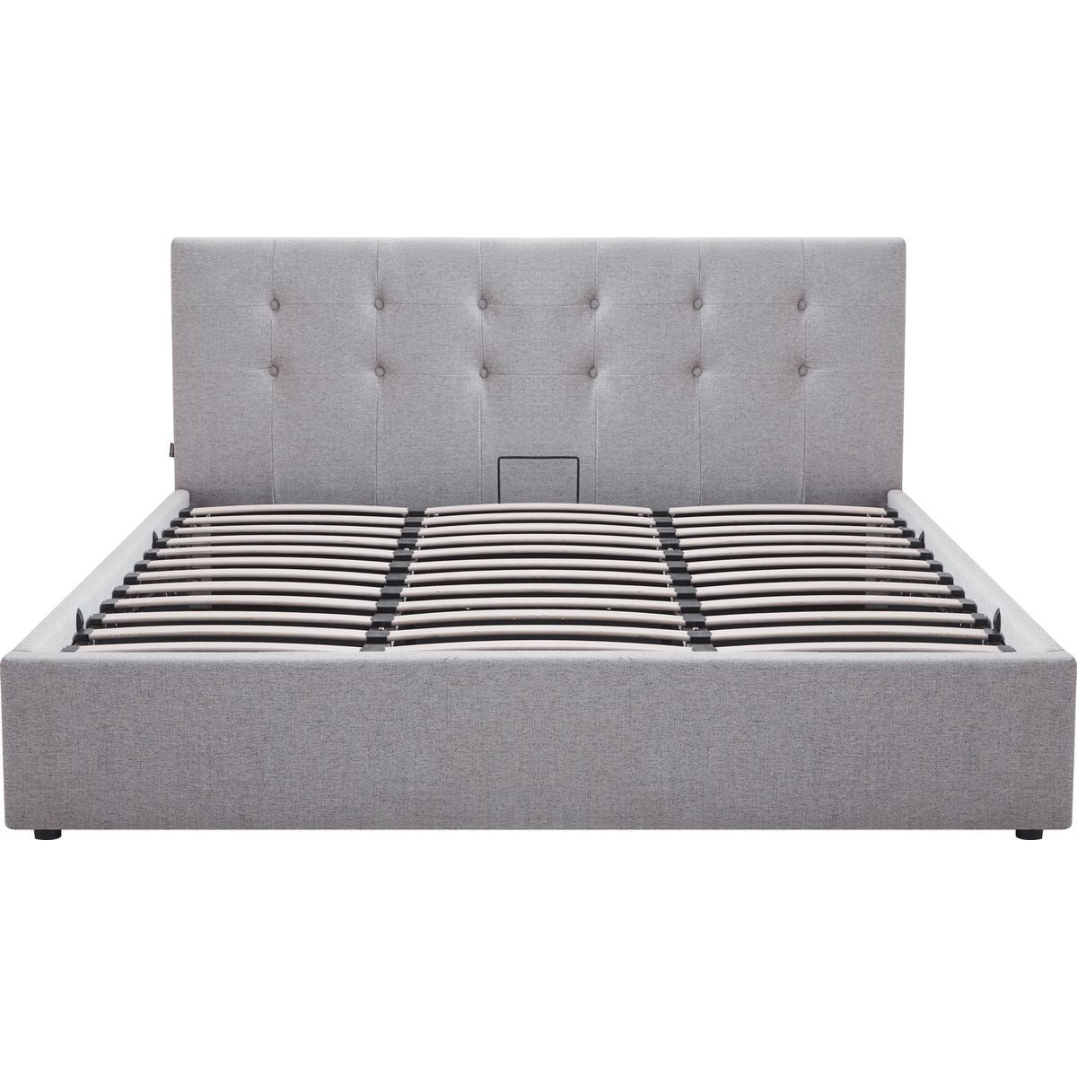 Tina - Adult Ottoman Bed - Fabric - Grey