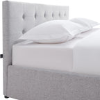 Tina - Adult Ottoman Bed - Fabric - Grey