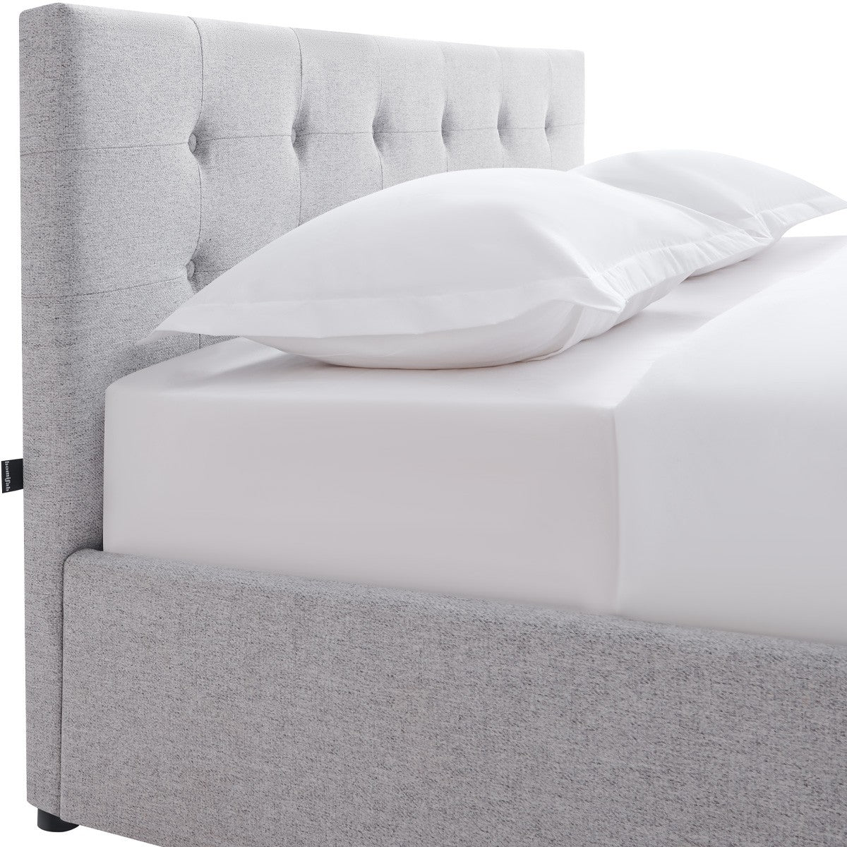 Tina - Adult Ottoman Bed - Fabric - Grey