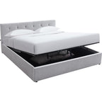 Tina - Adult Ottoman Bed - Fabric - Grey
