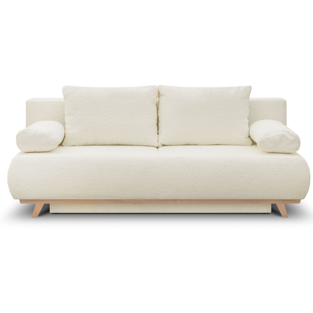 Laria - Slaapbank - Bouclé Stof - Beige