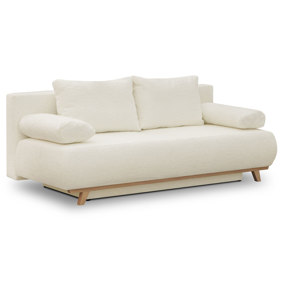 Laria - Slaapbank - Bouclé Stof - Beige