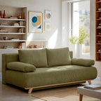 Laria - Sovesofa - Fløjl - Kakigrøn
