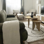 Laria - Sovesofa - Fløjl - Kakigrøn