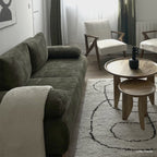 Laria - Sovesofa - Fløjl - Kakigrøn