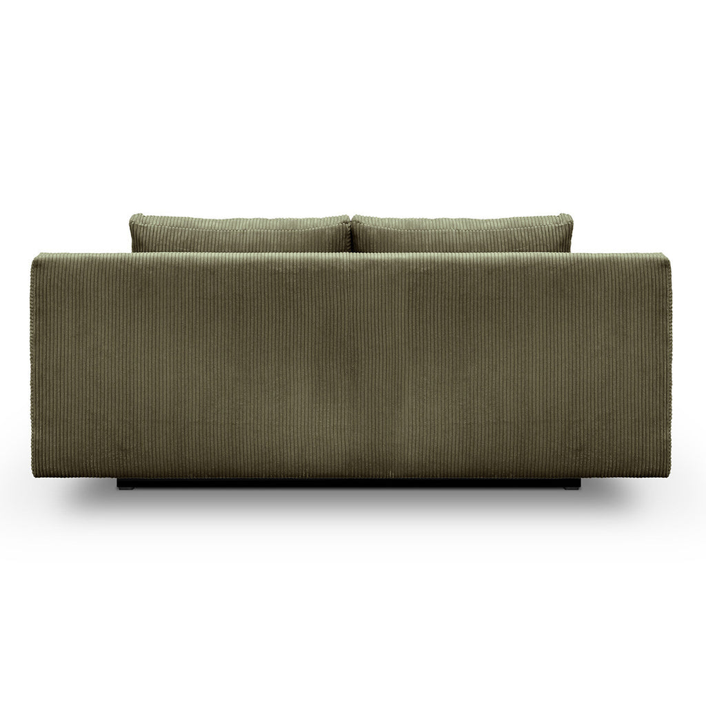 Laria - Sovesofa - Fløjl - Kakigrøn