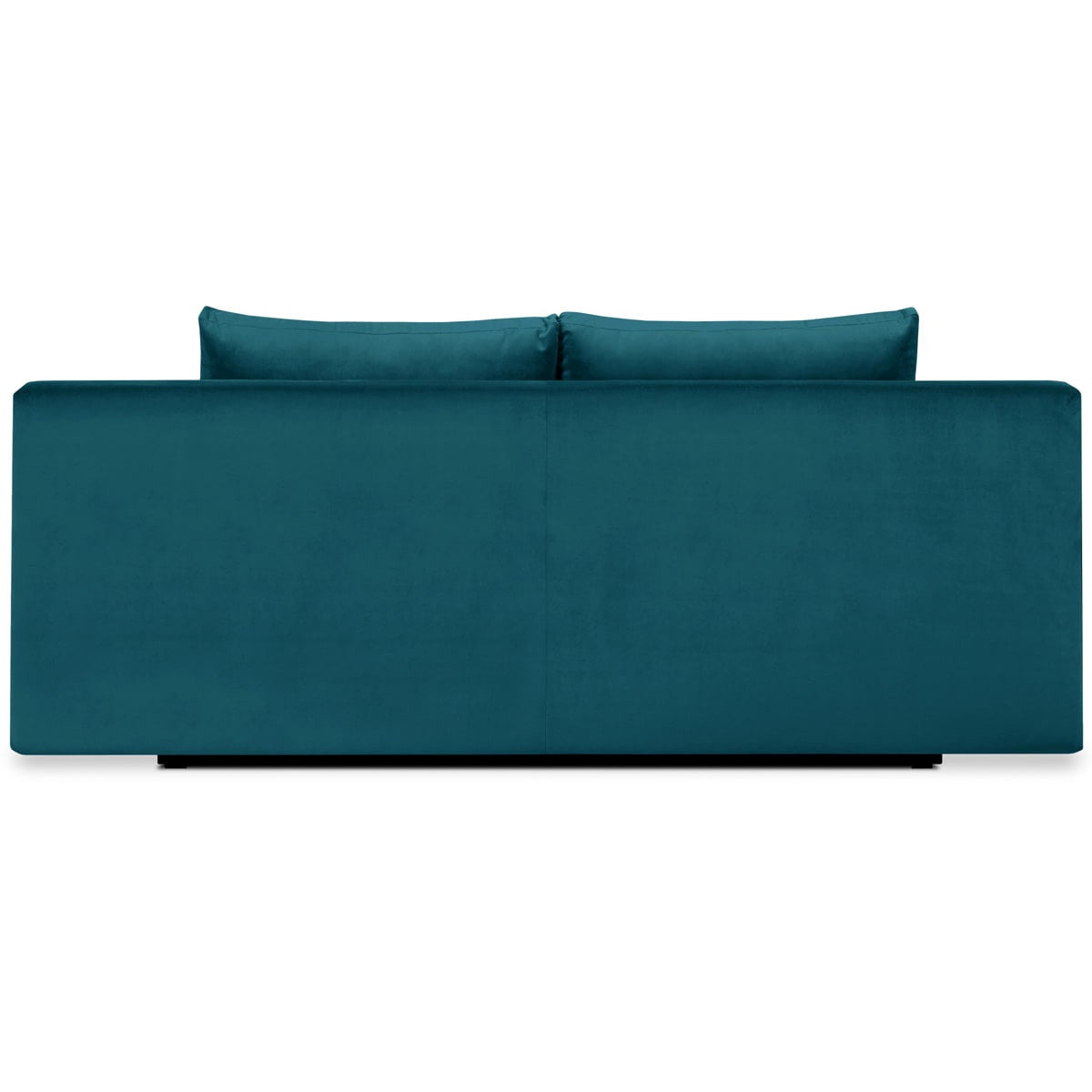 Laria - Sofa rozkładana - Welur - Morski błękit