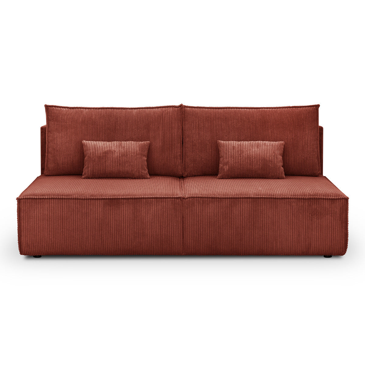 Milla - Sovesofa - Fløjlsfløjl - Rustfarvet