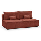 Milla - Sovesofa - Fløjlsfløjl - Rustfarvet