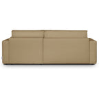 Asti - Canapé d'Angle à Droite Convertible 3 Places en Tissu Chenille - Miel